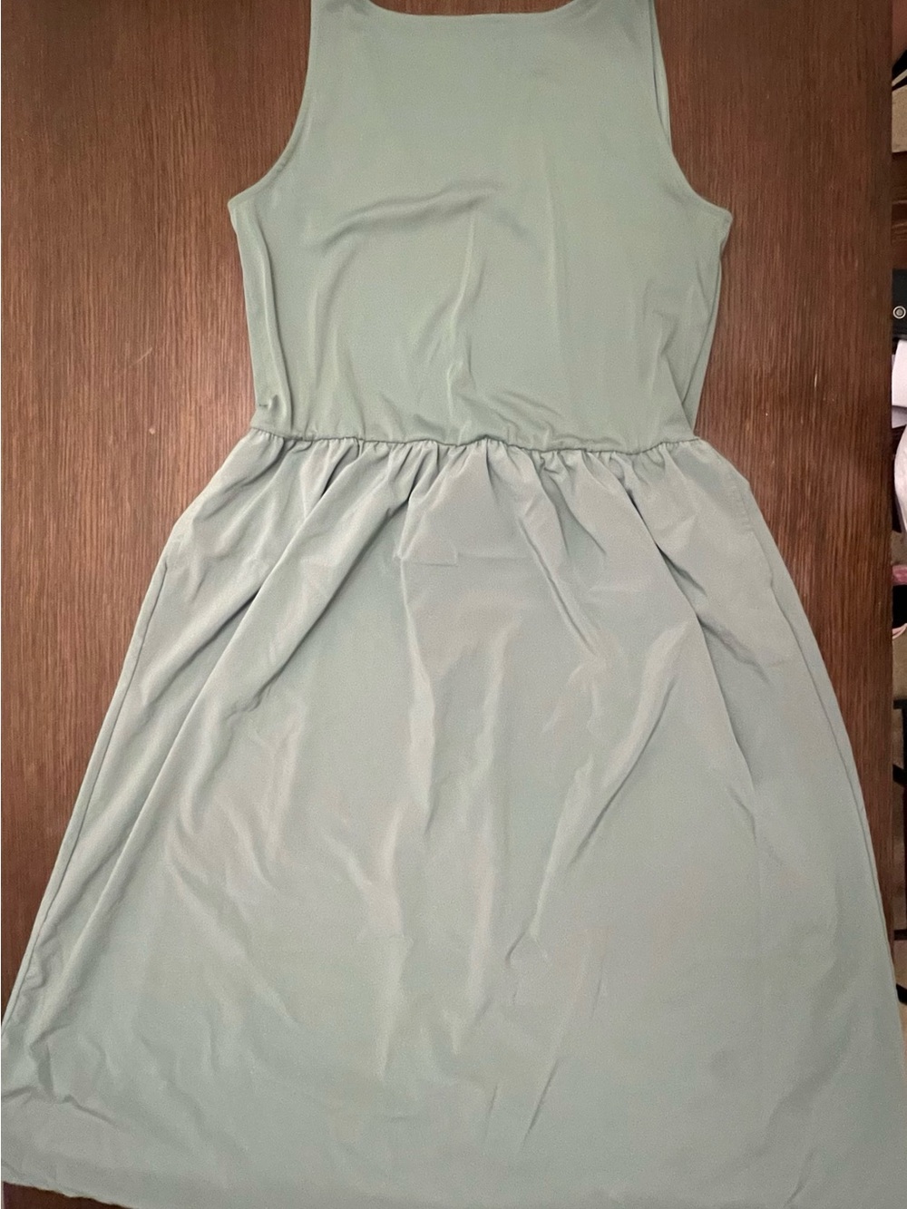 Lou & Grey Wanderweave Mixed Media Maxi Pocket Dress Sage Green XXLP